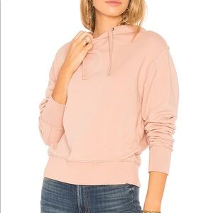 Vince Raw Edge French Terry Hoodie